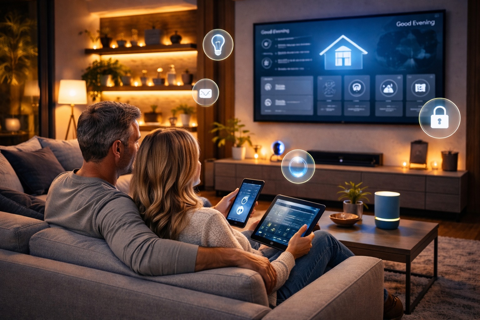 Controle absoluto. Simplicidade total. Sua casa responde a você, com precisão e elegância.